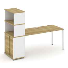 Стол рабочий Concept CN.SP-244 Металл белый